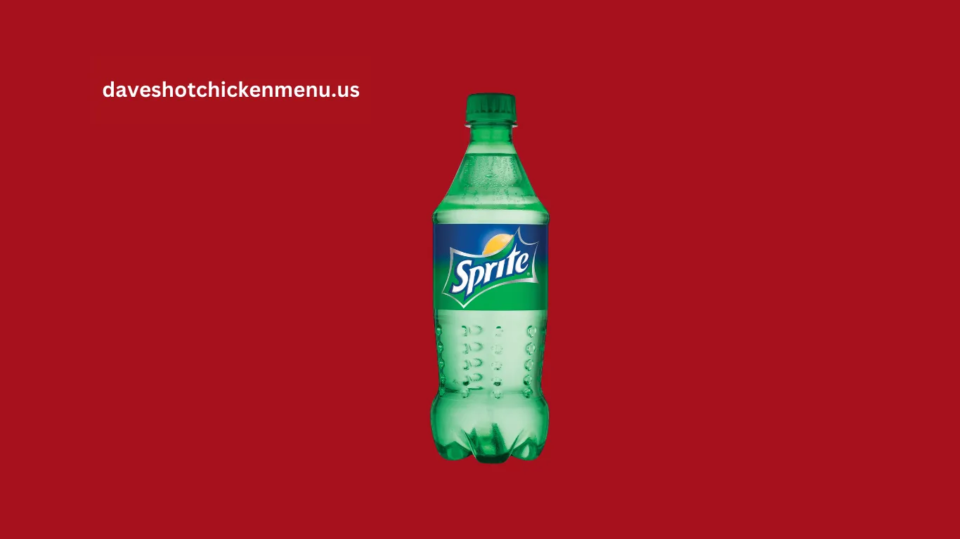 20 oz. Sprite bottle with lemon-lime flavor