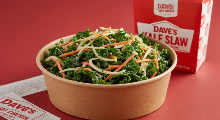 Crunchy kale slaw with tangy dressing.