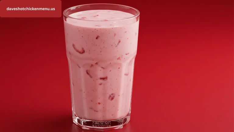 A regular strawberry shake in a glass with a straw, featuring a smooth and creamy texture.
