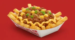 Small Top Loaded Fries with crispy toppings