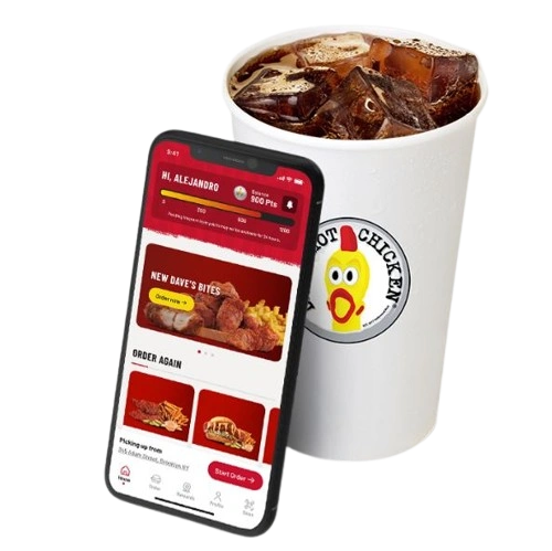 Daves hotchickenmenu app