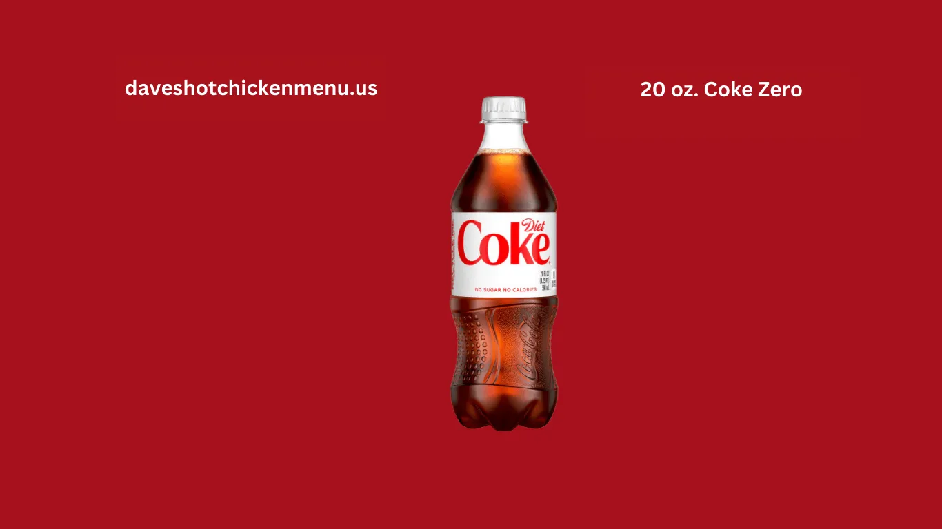 20 oz. Diet Coke bottle with crisp, refreshing taste